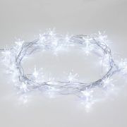 Гирлянда светодиодная «Снежинки» 2.8м 20LED бел. 1Вт IP20 Neon-Night 303-036